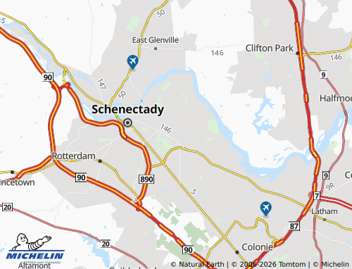 Mapa MICHELIN Niskayuna - ViaMichelin