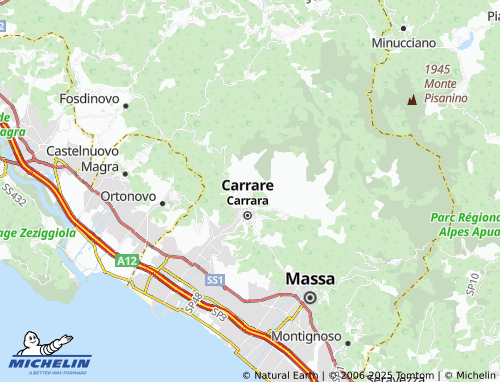 MICHELIN Torano map - ViaMichelin