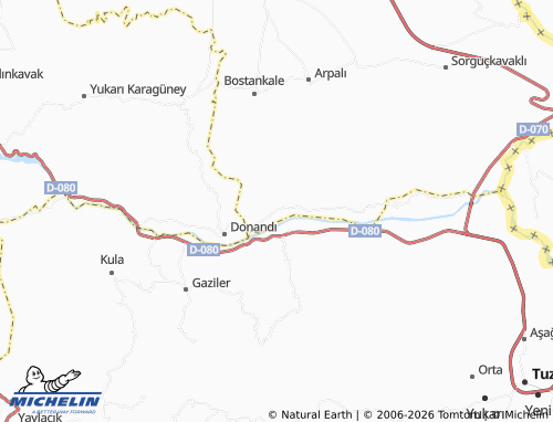 MICHELIN Aşağı Başköy map - ViaMichelin