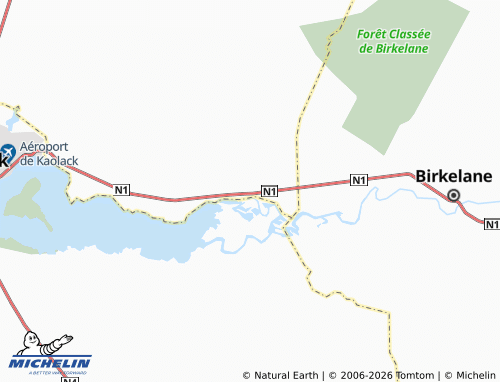 Mappa MICHELIN Gatié Naoudé - ViaMichelin