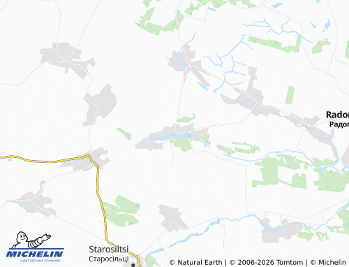 Mapa MICHELIN Pylypovychi - ViaMichelin