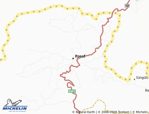 MICHELIN Merkez map - ViaMichelin