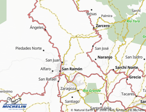 MICHELIN Concepción map - ViaMichelin