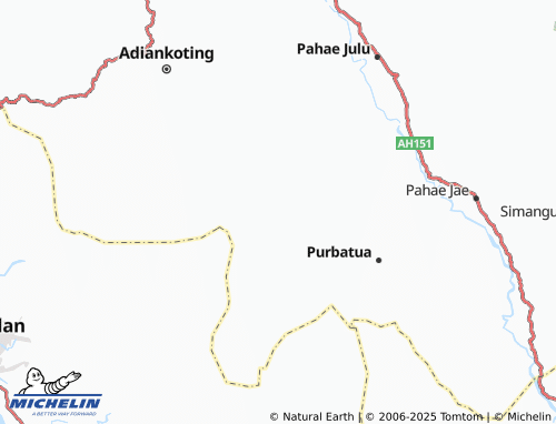 MICHELIN Bonani Dolok map - ViaMichelin
