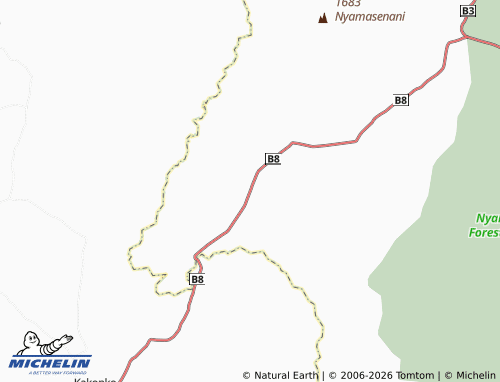 MICHELIN Kalenge map - ViaMichelin