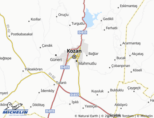 MICHELIN Arslanpaşa map - ViaMichelin
