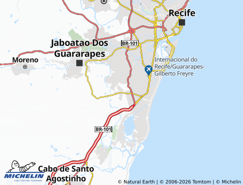 MICHELIN Brasil Novo map - ViaMichelin
