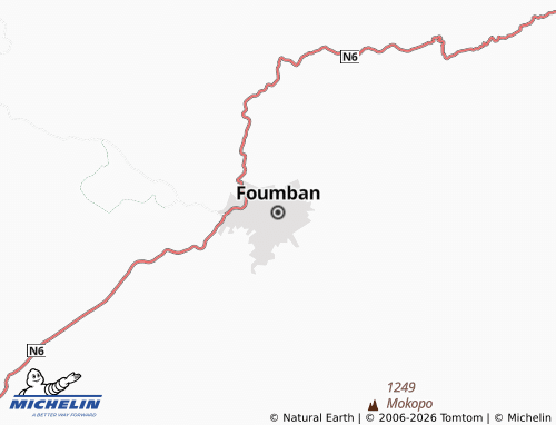 MICHELIN Foumban map - ViaMichelin