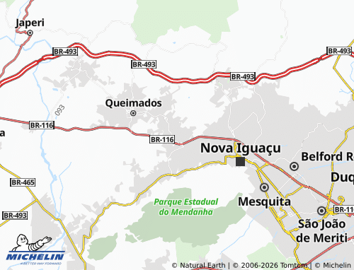 Mappa MICHELIN Rodilândia - ViaMichelin