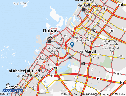 MICHELIN Port Saeed map - ViaMichelin