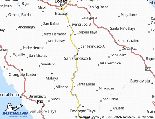 MICHELIN San Miguel map - ViaMichelin