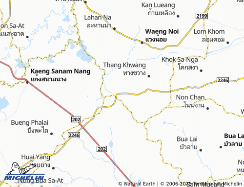 MICHELIN Tha Wat map - ViaMichelin