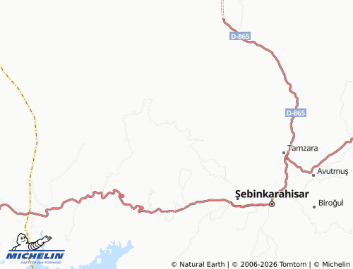 Mappa MICHELIN Evcili - ViaMichelin