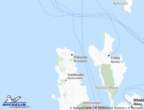 Mapa MICHELIN Fiskardo - ViaMichelin