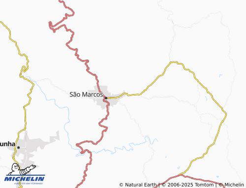 MICHELIN São José map - ViaMichelin