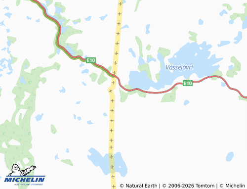 Mapa MICHELIN Riksgränsen - ViaMichelin