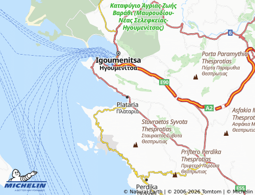 Mapa MICHELIN Plataria - ViaMichelin