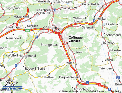 MICHELIN-Landkarte Strengelbach - ViaMichelin