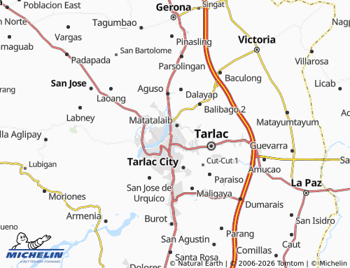 MICHELIN Santo Cristo map - ViaMichelin