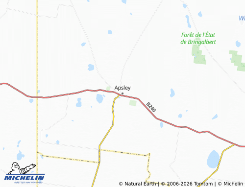 Mapa MICHELIN Apsley - ViaMichelin