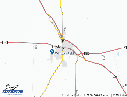 Carte MICHELIN Snyder - ViaMichelin