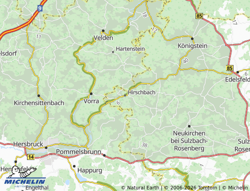 Mappa MICHELIN Hirschbach - ViaMichelin