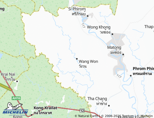 Mapa MICHELIN Wang Won - ViaMichelin