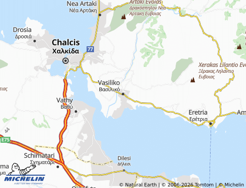 Carte MICHELIN Vasiliko - ViaMichelin