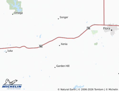 Mapa MICHELIN Xenia - ViaMichelin
