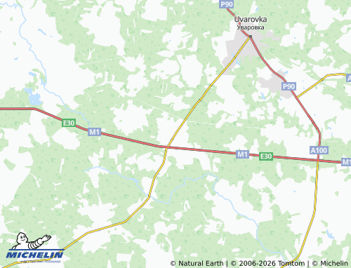Carte MICHELIN Khvashchevka - ViaMichelin