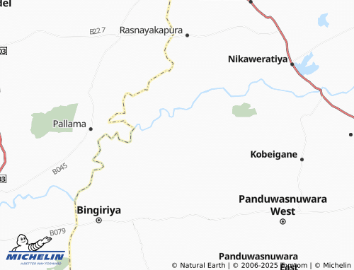 MICHELIN Ihala Konkandawala map - ViaMichelin