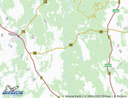 MICHELIN Jõgeveste map - ViaMichelin