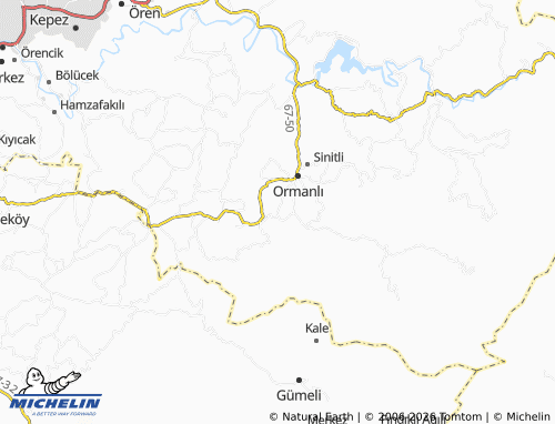 MICHELIN Başören Doğancılar map - ViaMichelin