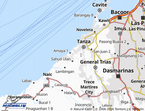 MICHELIN Amaya 6 map - ViaMichelin