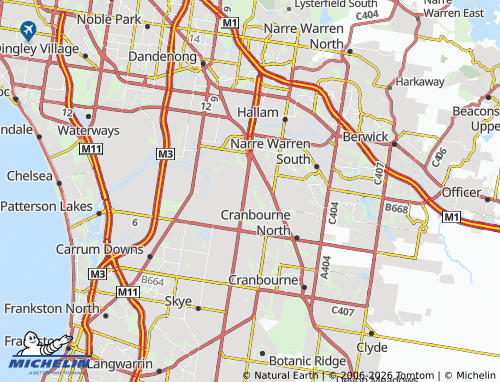 Mapa MICHELIN Lyndhurst - ViaMichelin