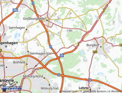 MICHELIN Kirchhorst map - ViaMichelin