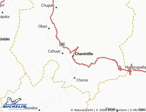 MICHELIN Chavinillo map - ViaMichelin