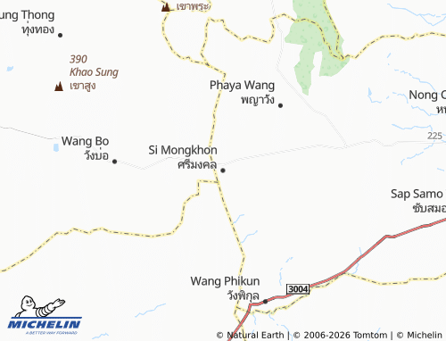 Mapa MICHELIN Si Mongkhon - ViaMichelin