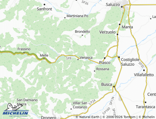 Mappa MICHELIN Venasca - ViaMichelin