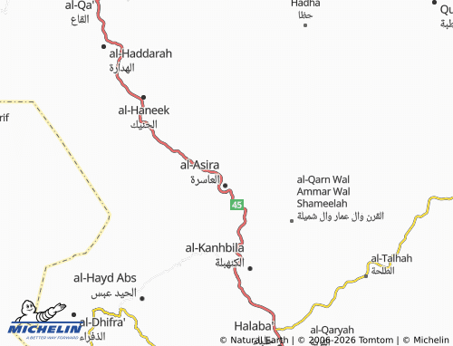 MICHELIN-Landkarte al-Rasliya - ViaMichelin