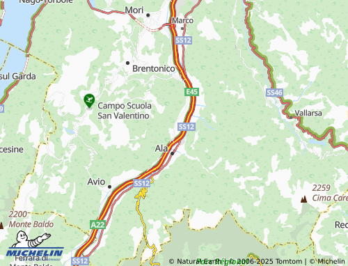 Mapa MICHELIN Pilcante - ViaMichelin