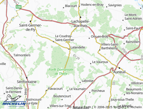 MICHELIN La Petite-Landelle map - ViaMichelin