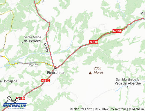 MICHELIN San Miguel de Corneja map - ViaMichelin