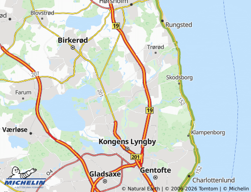 Mappa MICHELIN Søllerød - ViaMichelin