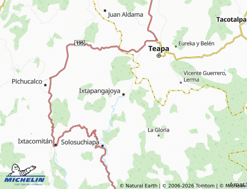 Mapa MICHELIN Ixtapangajoya - ViaMichelin