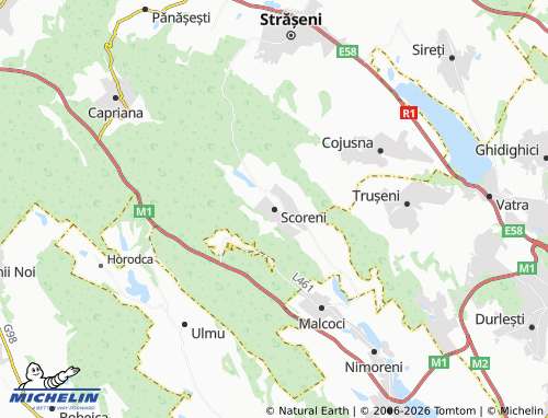 MICHELIN Scoreni map - ViaMichelin