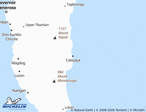 MICHELIN Cabuaya map - ViaMichelin