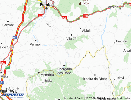 MICHELIN-Landkarte Aldeia de Cima - ViaMichelin