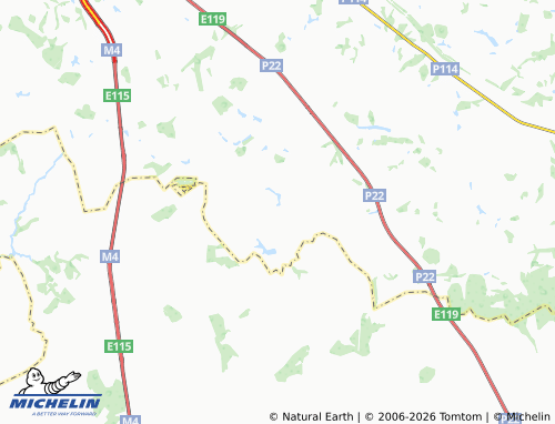 Carte MICHELIN Zaval'ye 1 - ViaMichelin