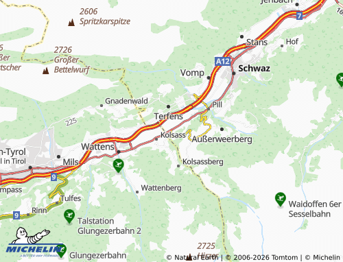 Mapa MICHELIN Weer - ViaMichelin